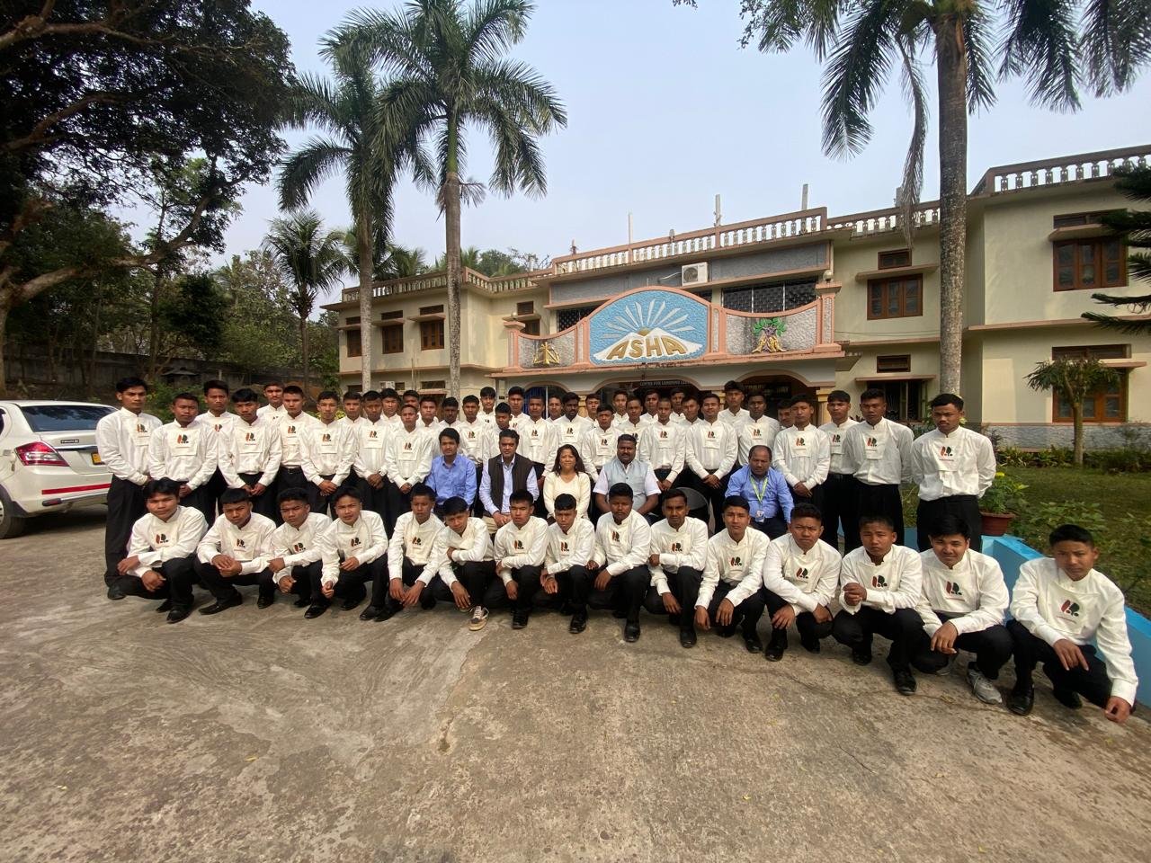 SMPC Management Solutions Pvt Ltd training group at campus